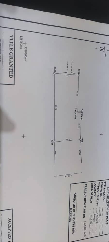 Beachfront Plot for Sale in Bwejuu, Zanzibar - 2