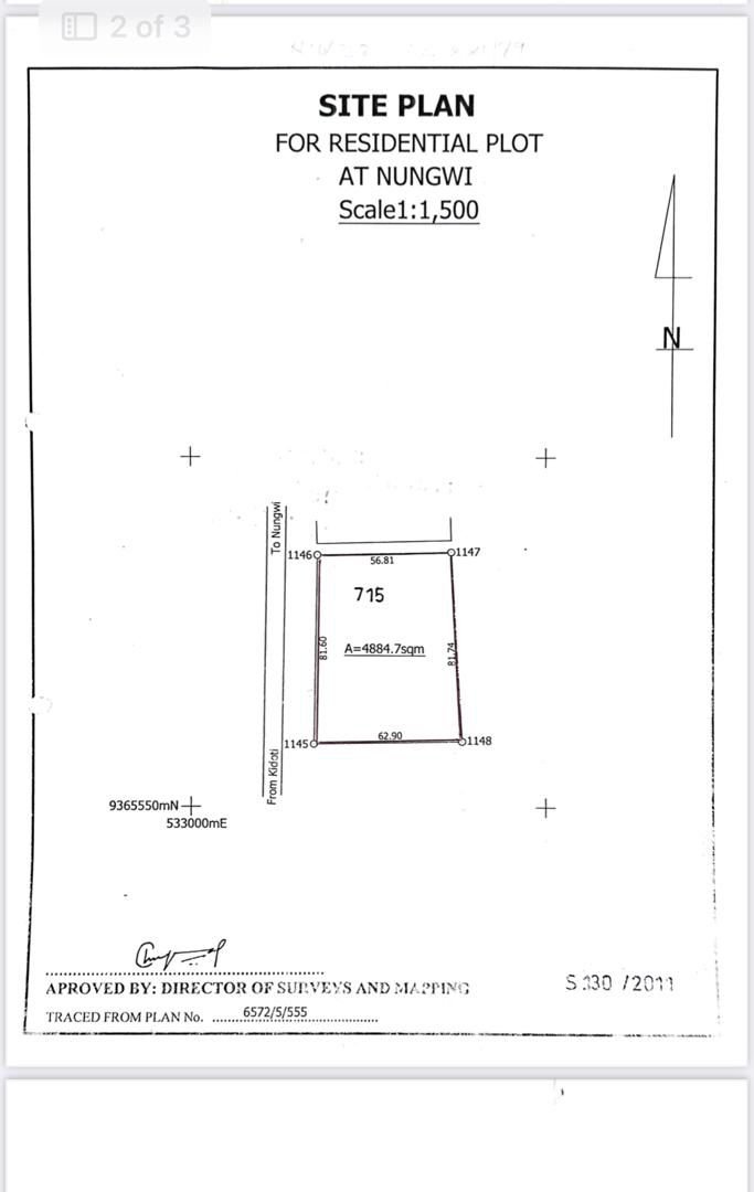 Roadside Plot for Sale – Nungwi, Maduka Sita - 3