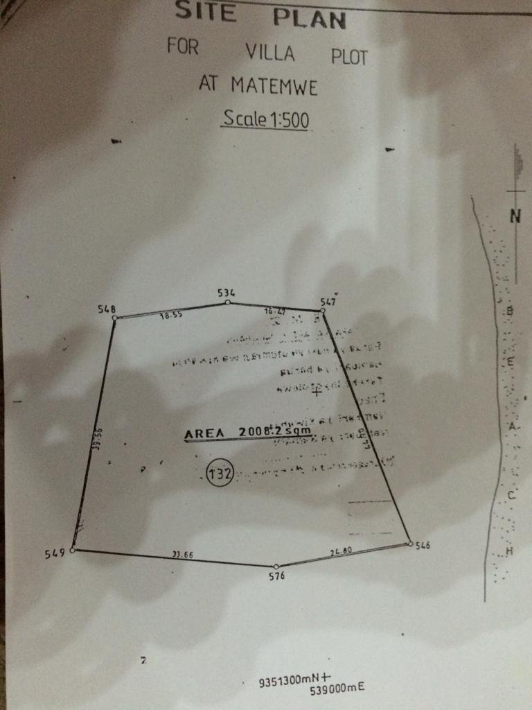 Plot For Sale in Matemwe Village - 2