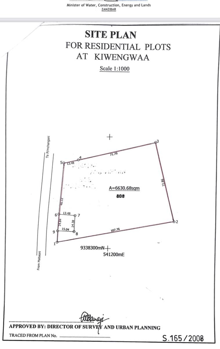 Titled Plot in Kiwengwa β Beach Proximity, Main Road Frontage - 3