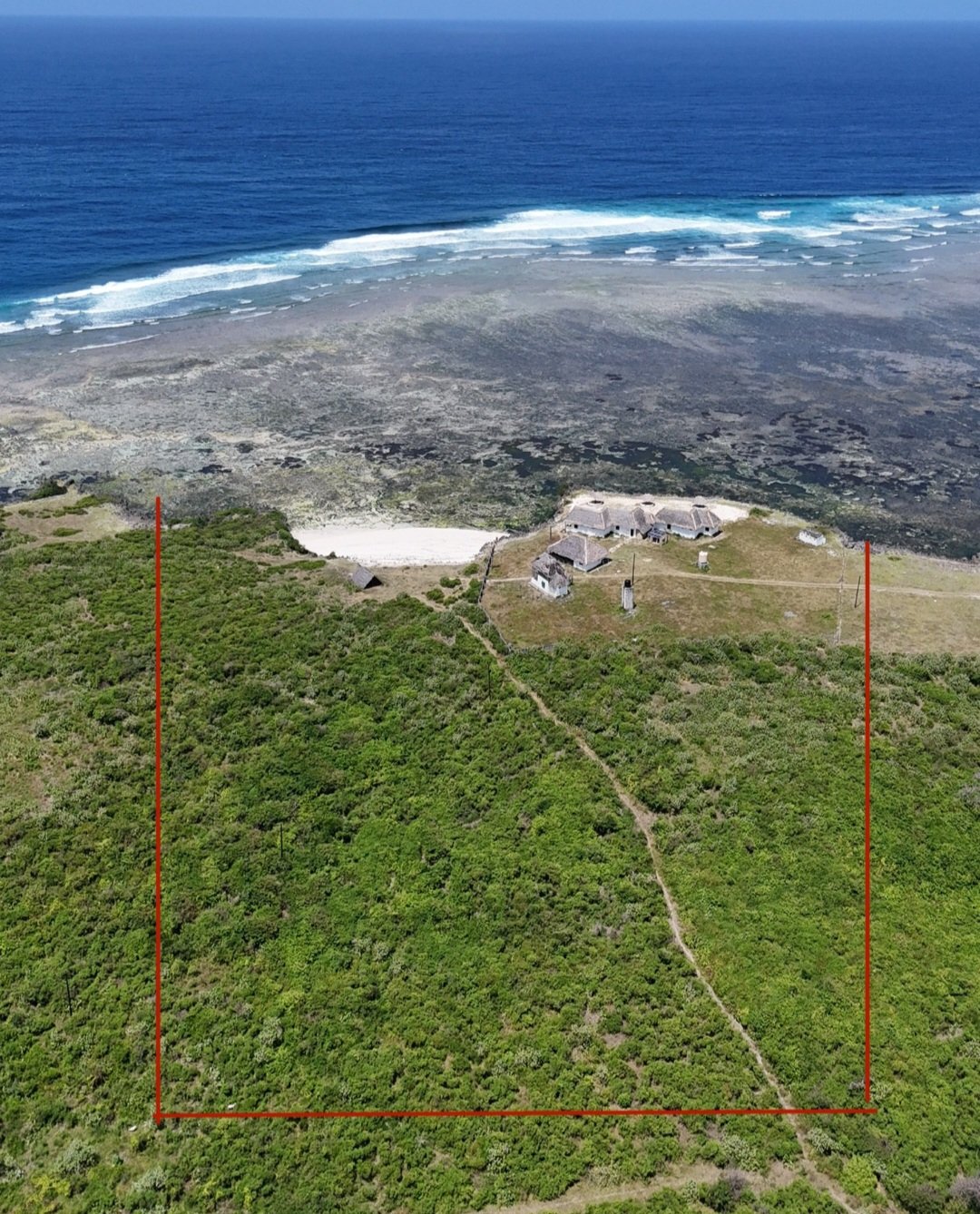 Exclusive First-Line Beachfront Plot for Sale – Kangagani, Pemba